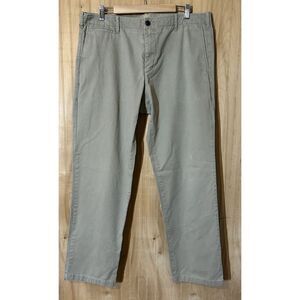 Gap Khakis Chino Pants Mens 38" x 32" Khaki The Lived In Straight Flat Front